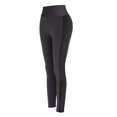 thumbnail image 4 of Lifting Leggings for Women with Pockets Tummy Control Workout Yoga Pants High Waisted Scrunch Booty Gym Running Athletic Tights Black 00*yoga pants L, 4 of 6