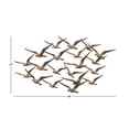thumbnail image 4 of DecMode Bronze Metal Flying Flock Bird Wall Decor, 4 of 12
