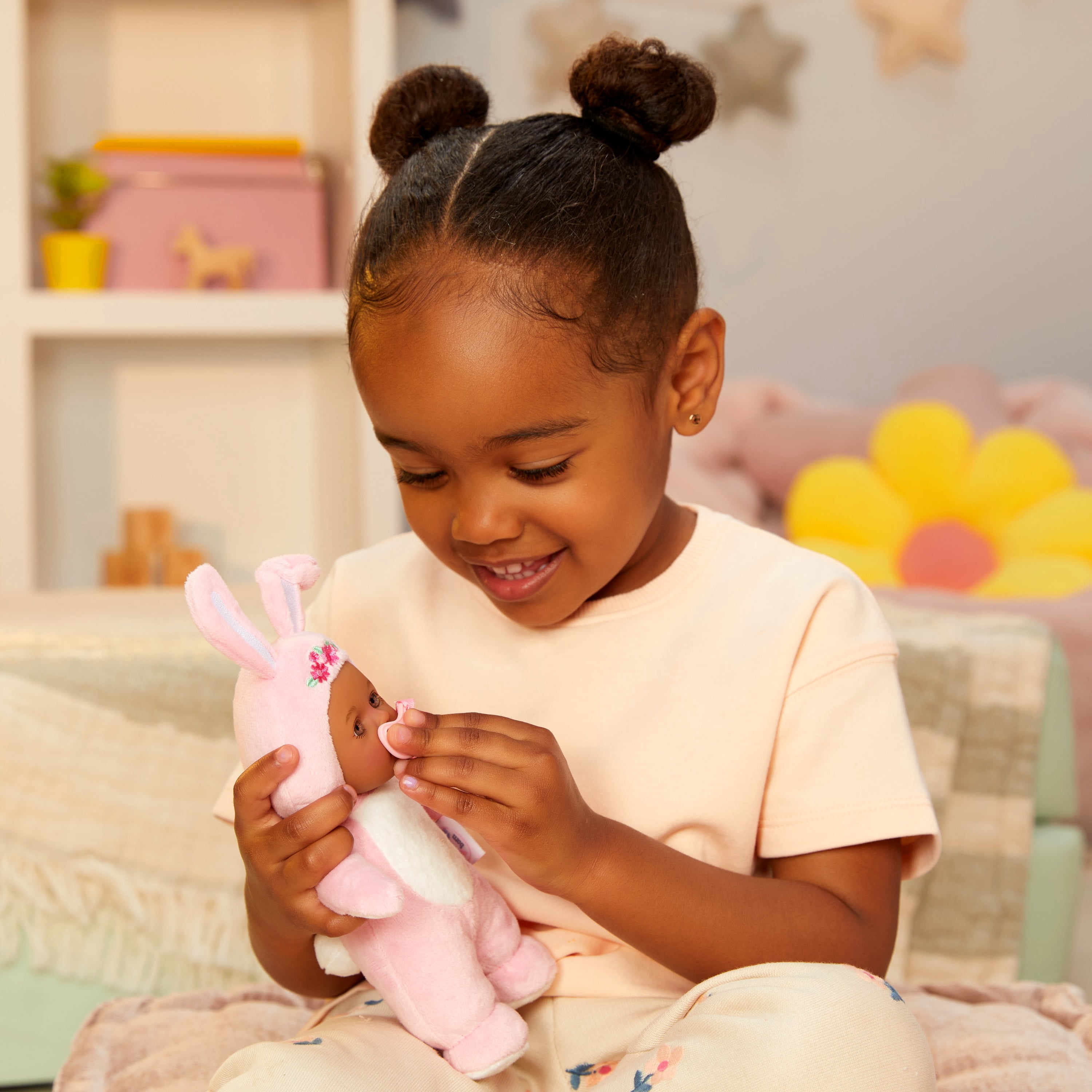 Baby Born Cozy Cuties Soft Baby Doll - Bunny with Gray Eyes, Plush for Newborns Ages 0 & up