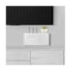 thumbnail image 4 of Soporte duradero para decodificador, almacenamiento decorativo creativo para montaje en pared, oculta cables desordenados, material de PVC con diseño simple y elegante, amplias aplicaciones para el, 4 of 4