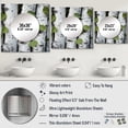 thumbnail image 4 of Designart "Aspen, Colorado White Forest Trees I" Botanical Square Mirror For Wall Decor - Large White Square Mirror Printed Wall Decor - Traditional Square Living Room Mirror, 4 of 5