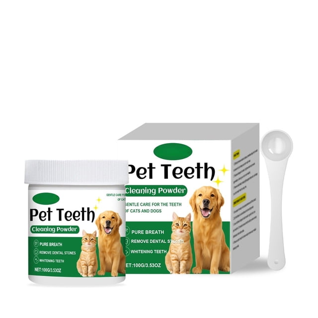 Pet Cleaning Tooth Powder Decomposes And Plaque Freshens Breath And ' Oral Health