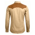 thumbnail image 5 of Western Cowboy Shirts for Men Long Sleeve Casual Collared Button Down Dress Shirt Mens Country Shirts, 5 of 6