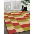 thumbnail image 3 of Ahgly Company Machine Washable Indoor Round Transitional Orange Area Rugs, 7' Round, 3 of 7