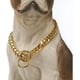 thumbnail image 3 of Cadena Para Perros Tipo Cubano Tipo Dorado Tipo Castigo, 3 of 6