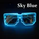 thumbnail image 1 of Gafas de sol LED para fiestas que brillan en la oscuridad, gafas de mosaico intermitentes UV400, regalo unisex, gafas luminosas LED, 1 of 6