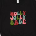 thumbnail image 3 of Inktastic Holly Jolly Babe Toddler Sweatshirt, 3 of 4