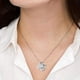 thumbnail image 5 of Collar de Doble Corazon, Elegante Diseño de Colgante, Detalle En Dorado Brillante, Ajuste Perfecto En Esposa y Novia, Versatilidad En San Valentín y Día de La Madre, Largo y Largo de 40 + 5 Cm., 5 of 7