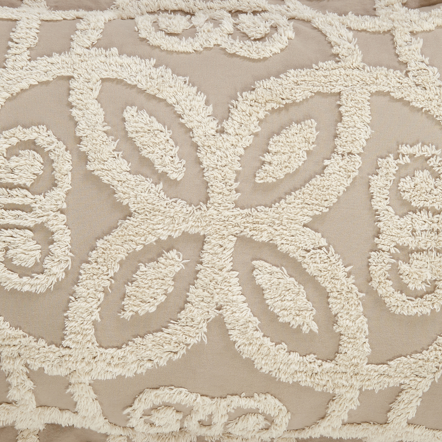 Better Trends Eden Comforter Floral 100% Cotton, Full/Queen, for Adult, Linen/Ivory - image 3 of 4