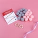 thumbnail image 5 of Bolas de pompones surtidos de 2M para manualidades creativas de bricolaje decoraciones colgantes (rosa gris), 5 of 7
