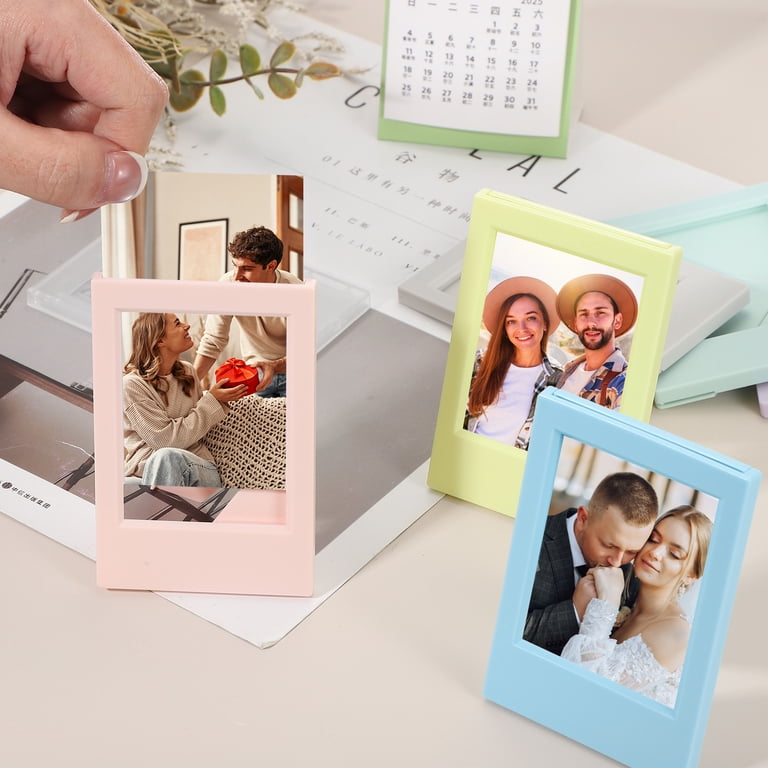 8pcs Mini Picture Frames, 2.4 x 3.6 Inch Rectangular Film Photo