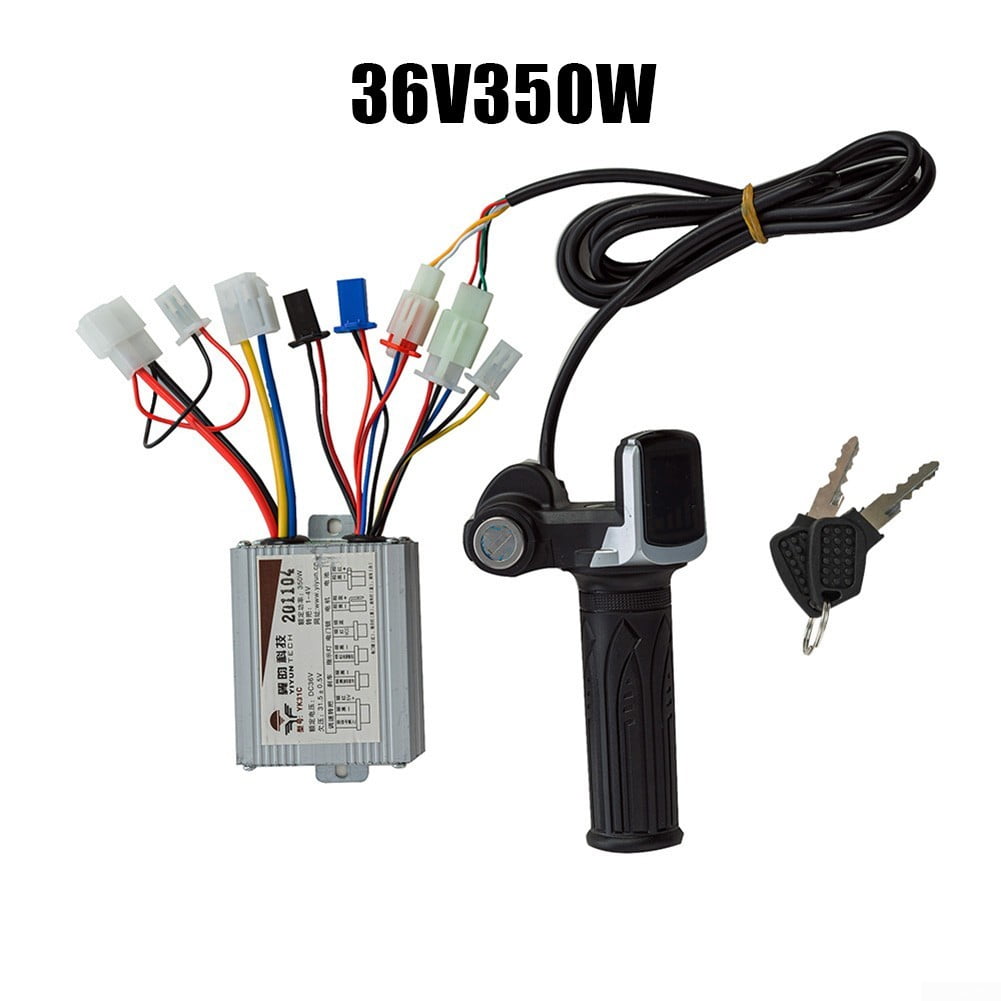 Gebürsteter Controller Gasgriff 24-48V 250W-1000W Für Elektroroller EBike