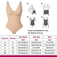 thumbnail image 4 of Women's Thong Bodysuit Shapewear V Neck Fajas Waist Trainer Tummy Control Jumpsuit Tops Leotard Vest, 4 of 6