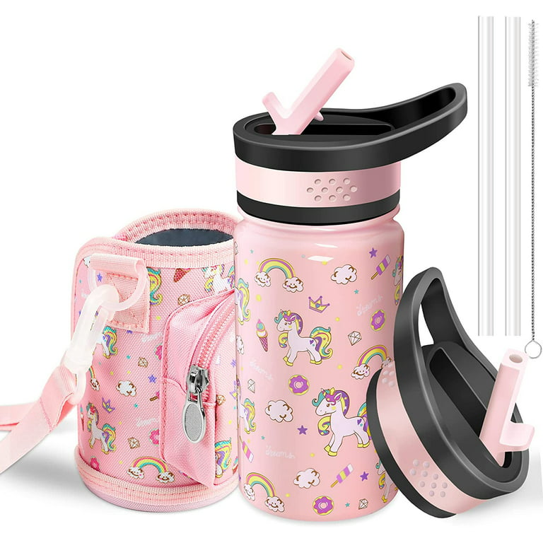  Donut Collapsible Kids Water Bottles For School Girls