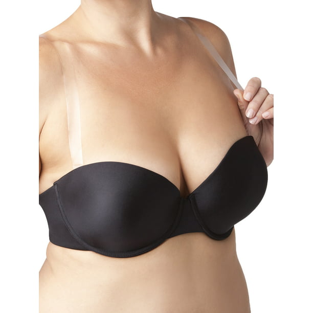 fængsel Kejserlig liter The Natural Womens Plus Size Clear Straps Style-4471 - Walmart.com