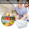 Plastic Storage Bins for Pantry, Refrigerator, Countertop, Organization, Stackable Food