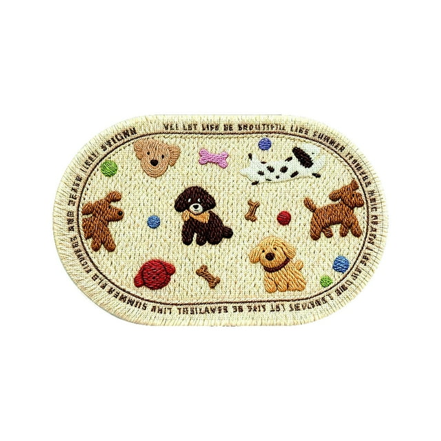Yhmxh Decoración del baño Alfombra de baño antideslizante, absorbente, para entrada, dormitorio Organizadores y almacenamiento de baño Accesorios de baño
