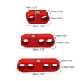 thumbnail image 4 of Unique Bargains 1 Set 7mm-8mm Engine Spark Plug Wire Separator Looms Divider Organizer Clamp for Car Plastic Red, 4 of 6