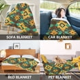 thumbnail image 2 of Yayeee Throw Blanket for Couch Soft Warm 50" x 60" Sofa Chair Bed Decoration, Geometric Patterns, 2 of 7