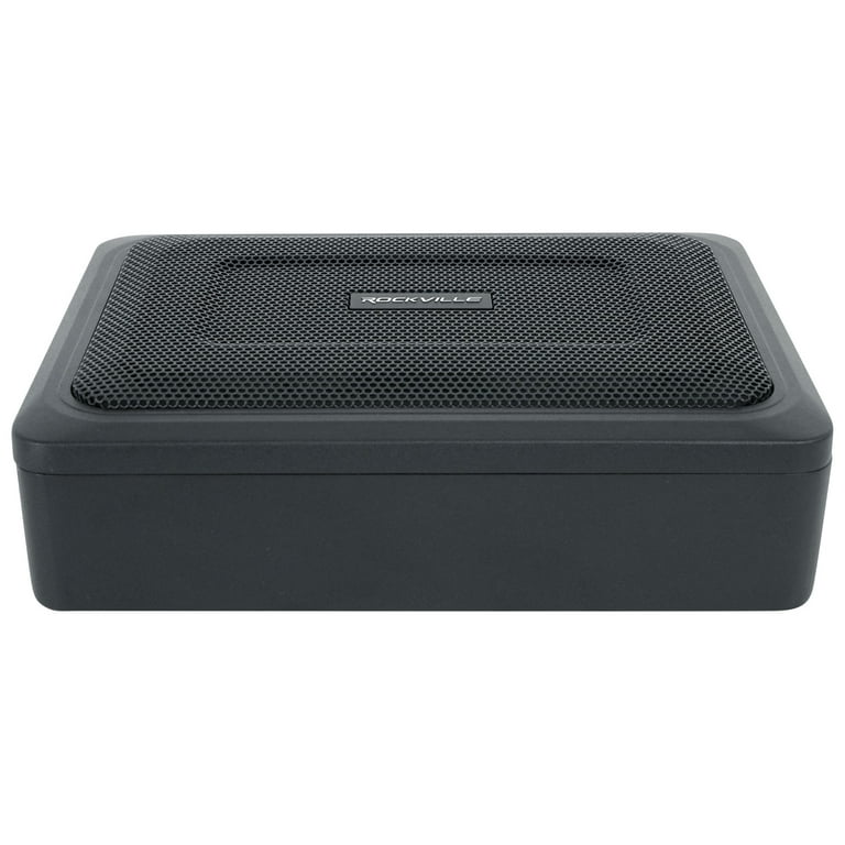  Rockville RW68CA 400w 6x8 Slim Under-Seat Active Powered  Car/Truck Subwoofer Sub Black : Electronics