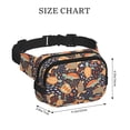 thumbnail image 4 of Balery Turtles and Sea Plants Mochila Cinturón para Mujeres y Hombres, Bolsa de Cintura Impermeable de Doble Capa con Correa, 4 of 9