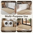 thumbnail image 6 of VUNATE Jute Kitchen Mat Non Slip Kitchen Rug 20"x32" Boho Farmhouse Floor Mat for Kitchen Sink Laundry Room Indoor Natural Jute, 6 of 7