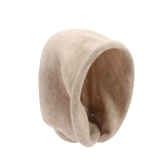 MESSUEN Hooded Shawl Knit Scarf Winter Scarves Women's Shawl Women's Cape Winter Scarf for Women's Scarves Beige One Size