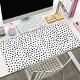 thumbnail image 2 of Boho Desk Mat, Polka Dot Large Mouse Pad Desk Pad Boho Desk Accessories for Women Office Decor, XXL Mousepad Long Laptop Keyboard Mouse Mat 31.5''''X15.7'''' Non-Slip Rubber Base with Stitched Edges, 2 of 6