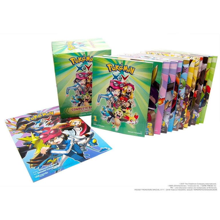 Pokemon X-Y Manga Comics Book Set: Complete Vols. 1-12 with Pokemon X-Y Manga Comics Book Set: Complete Vols. 1-12 with