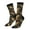3 Black, variant on Squirrel Gathering Nuts Print Adult Socks for Men & Women,Calf Socks, Ankle Socks,Boots Socks,Breathable Casual Sock,Unisex Crew Socks