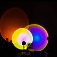 thumbnail image 3 of Sunset Projection Led Light, Rainbow Floor Stand Modern Lamp Night Light for Living Room Bedroom FYBTO tic Projector Gift for Wedding Birthday Party -USB Charging (Sunset Red), 3 of 5