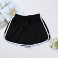 thumbnail image 2 of XIYON Shorts For Women Casual Summer Trendy Color Block Elastic Waist Shorts With Pockets 2026 Beach Clothes, 2 of 3