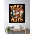 thumbnail image 2 of Nutty Squirrel Poster Wall Art, Modern Wall Decor For Living Room Bedroom, 12x18 UNFRAMED, 2 of 3