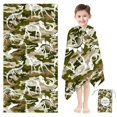 thumbnail image 4 of CSChome Towel Hidden Buckle Design Portable Kids Bath Towel Superfine Fiber Cartoon, 4 of 7