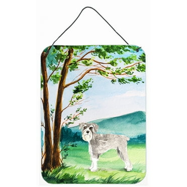 Under the Tree Schnauzer 1 Wall or Door Hanging Prints