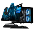 thumbnail image 1 of Computadora Escritorio Completa Xtreme PC Gaming Intel Core i7 12700 16GB SSD 1TB Monitor Curvo 27 100Hz WIFI Black juegos casuales, trabajo y estudio, 1 of 6