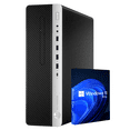 thumbnail image 1 of Hp SFF Desktop Computer PC- Intel Core I5 Processor 16GB DDR4 RAM, 180GB SSD 500GB HDD, WIFI Windows 11 Pro (Refurbished), 1 of 5