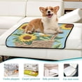 thumbnail image 6 of Qxltty Sunflower Chicks Cat litter Pads Pet Set of 3 Diaper Mats Center Anti-leakage Layer Absorbent Soft and Comfortable, 6 of 7