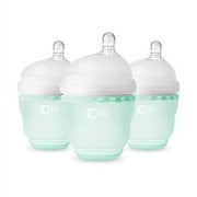 Olababy Gentle Bottle 3 Piece Set (4 Ounce, Mint)