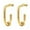 C, variant on Hearth & Gear European And Style Steel Earrings Women's Earrings Minimalist Stainless Steel C Shaped Earrings Earring Hoop Earrings for Girls Pearl Jewelry Set for Women Girls Clip on Earrings