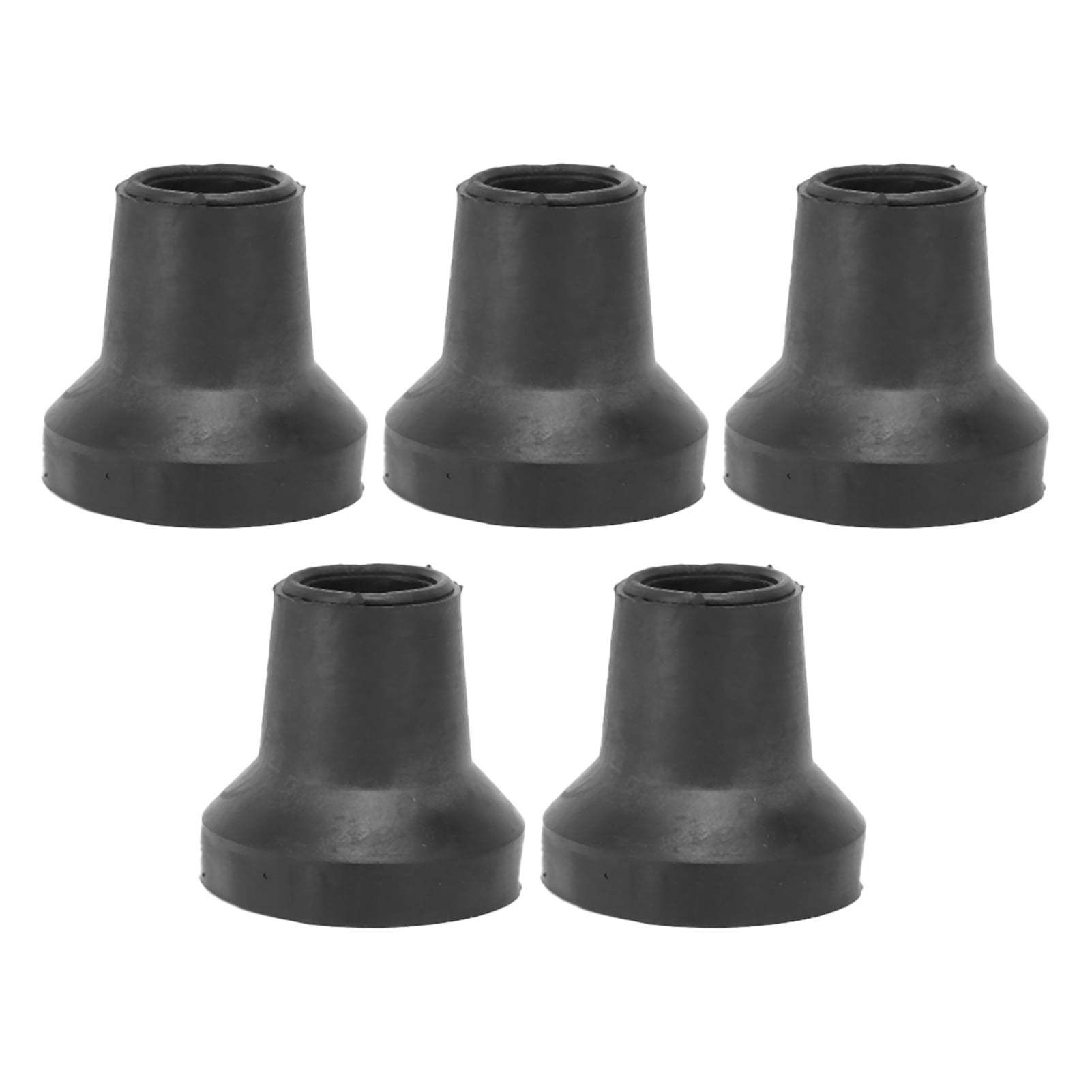 LHCER Crutches Accessories,5Pcs Crutch Tips 14mm Natural Rubber Anti Skid Good Grip Nonslip Safe Wear Resistant Durable Rubber Cane Tips,Walking Cane Tip