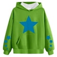 thumbnail image 4 of Ketyyh-chn99 Girls Zip Up Cropped Hoodies Toddler Sweatshirt Hoodies for Teen Girls Cute Gradient Hoodies Long Sleeve Oversized Sweatshirts Pullover Tops Clothes Size for 2-3 Years,Green, 4 of 4