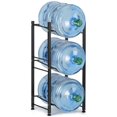 thumbnail image 1 of 5 Gallon Water Jug Holder Water Bottle Storage Rack, 3 Tiers, Black, 1 of 6