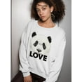 thumbnail image 2 of Panda Love Sweatshirt Women -SPIdeals Designs, Female Medium, 2 of 4