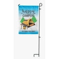 thumbnail image 4 of Printtoo White Happy Campers Campsite Camping Flags Personalized Outdoor GardenFlagsCamp Decor Accessory Double SidedFlags12.5x18 Inches, 4 of 4
