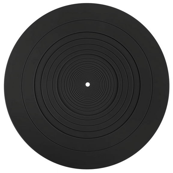 295mm Silicone Turntable Mat Anti-Vibration Slipmat Record Mat for LP Vinyl Record Player Audio Replacement Accessory B