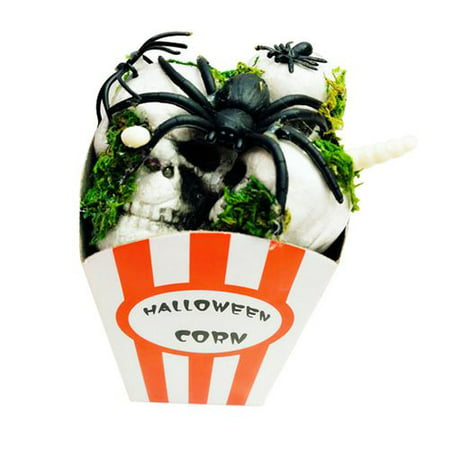 KABOER 1 PCS Haunted House Simulation Popcorn Foam Eyes Halloween Props Bloody Bubbles Scary Popcorn Theme Party Supplies Haunted House Decoration