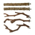 thumbnail image 4 of Runquan 5 Pieces Bird Perch Parrot Cages Toy Parrot Perch for Budgies Macaws Conures, 4 of 8