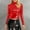 Red, variant on Going Out Tops Long Sleeve Shirts Metallic Liquid Mock Neck Turtleneck Crop Top Long Sleeve/Sleeveless Tank Top T Shirt Crop Tops Fall Outfits Red XL