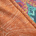 Tenda Doccia Boho Lush Decor - Stampa Acquerello, 182.9 Cm, Colorata E